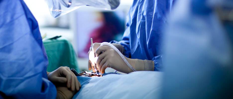Minimally invasive surgical techniques may be performed when appropriate