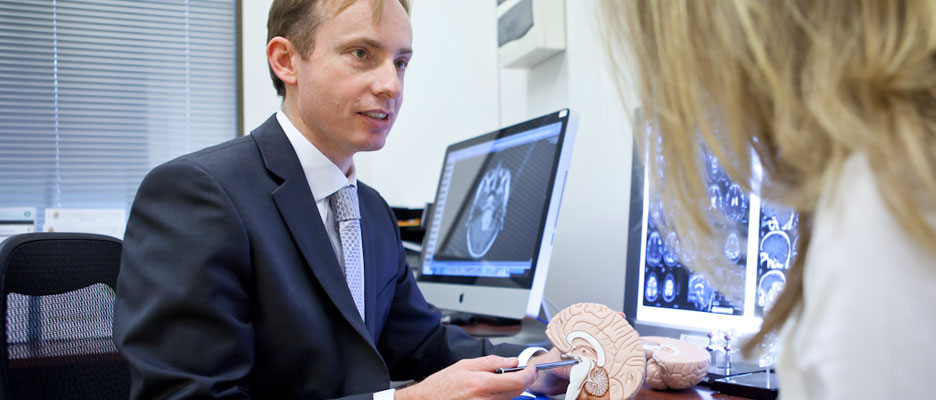 Neurosurgeon Mr Smith will ensure that your condition is fully explained and treatment options outlined.